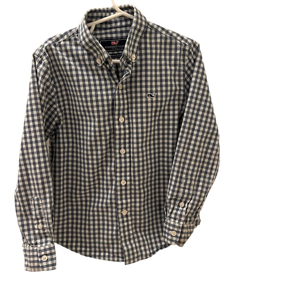 Vineyard Vines Sz 5 Blue Gingham Plaid Adorable charm in pint-sized perfection🦋 - Picture 6 of 10